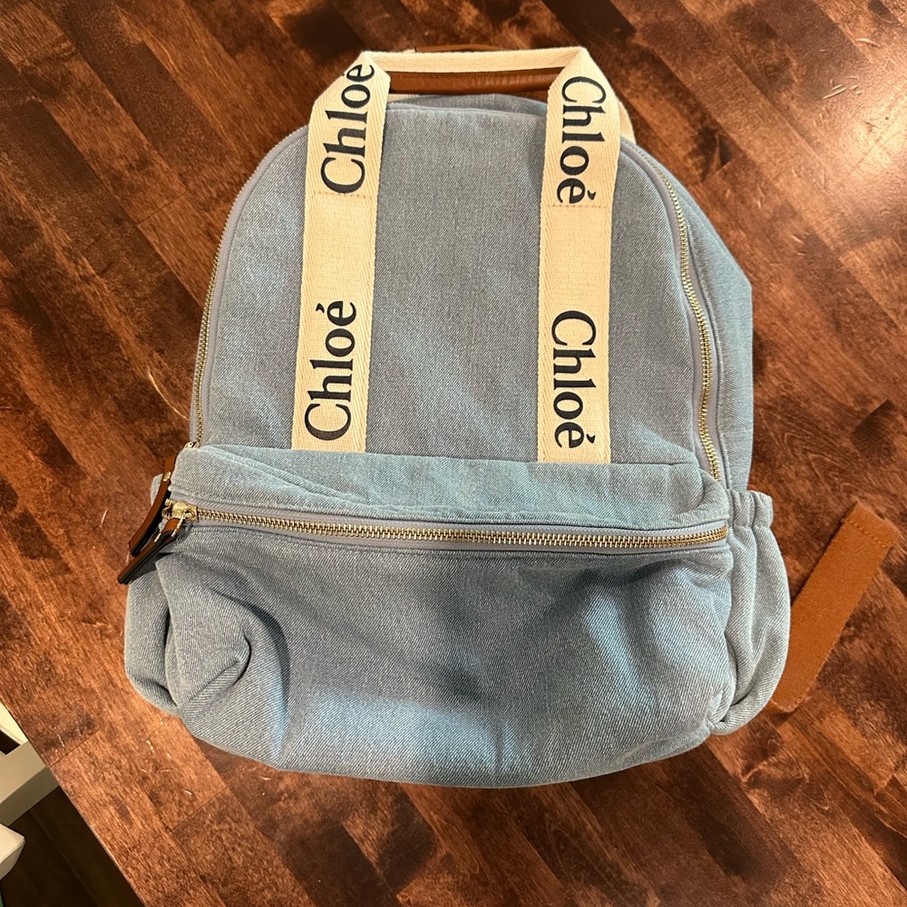 Chloe Denim Backpack